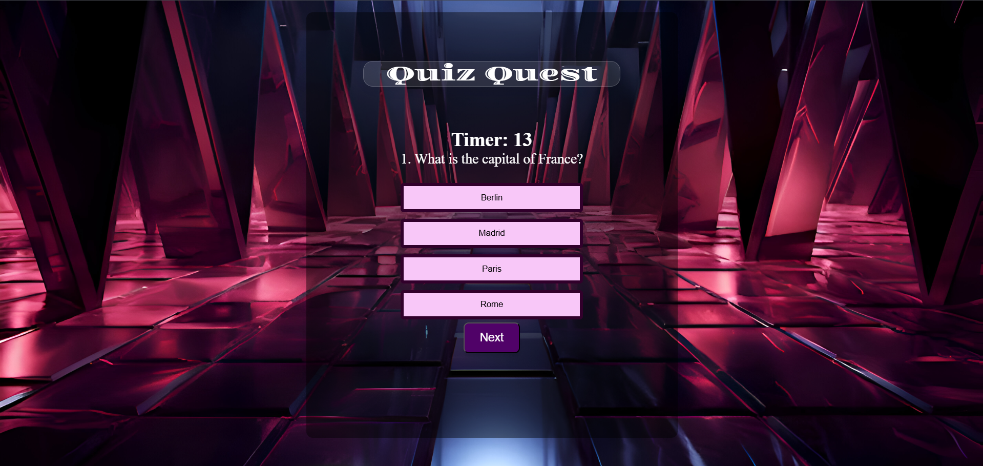 Quiz Quest